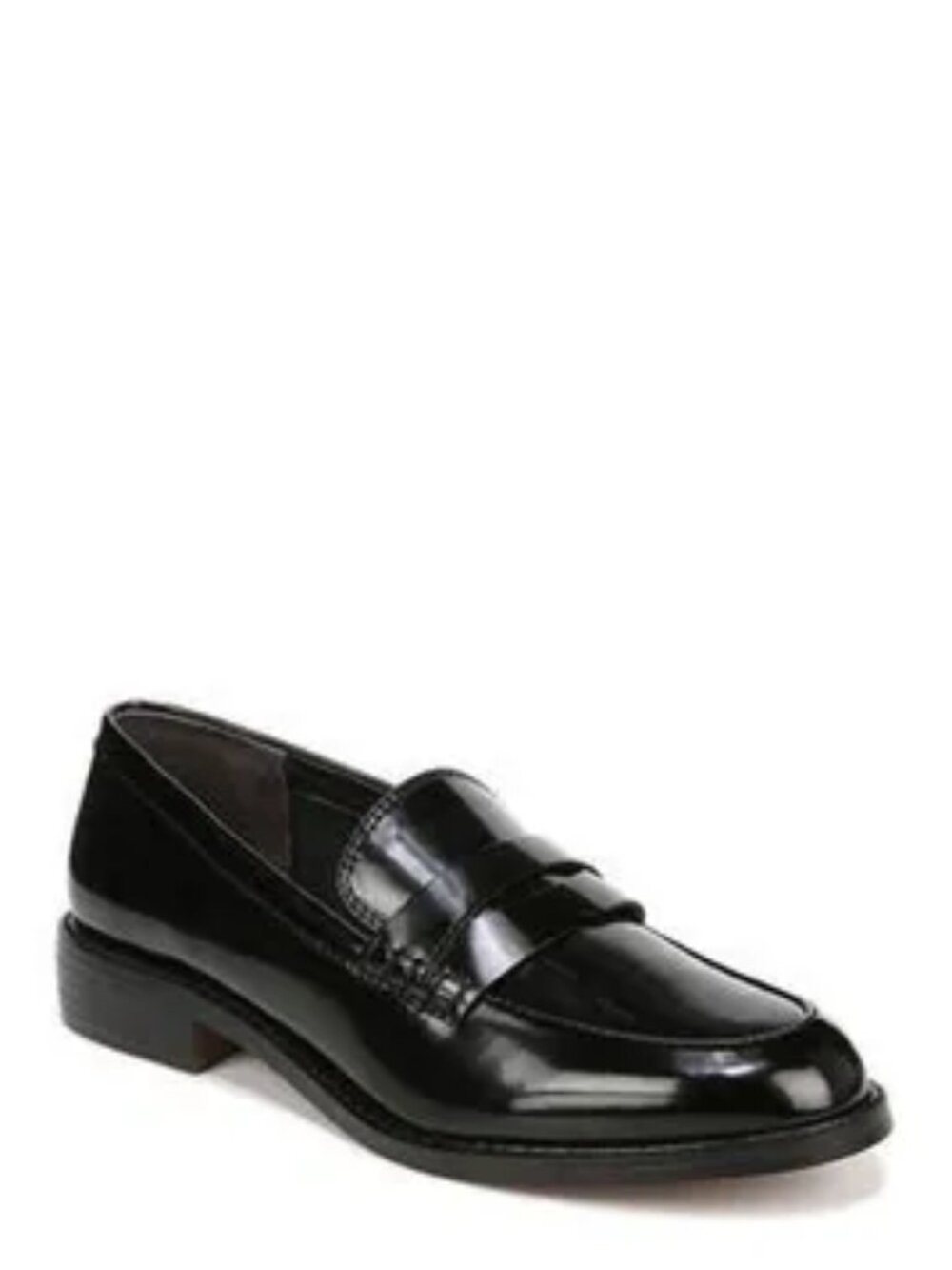 FRANCO SARTO Black Leather Loafers